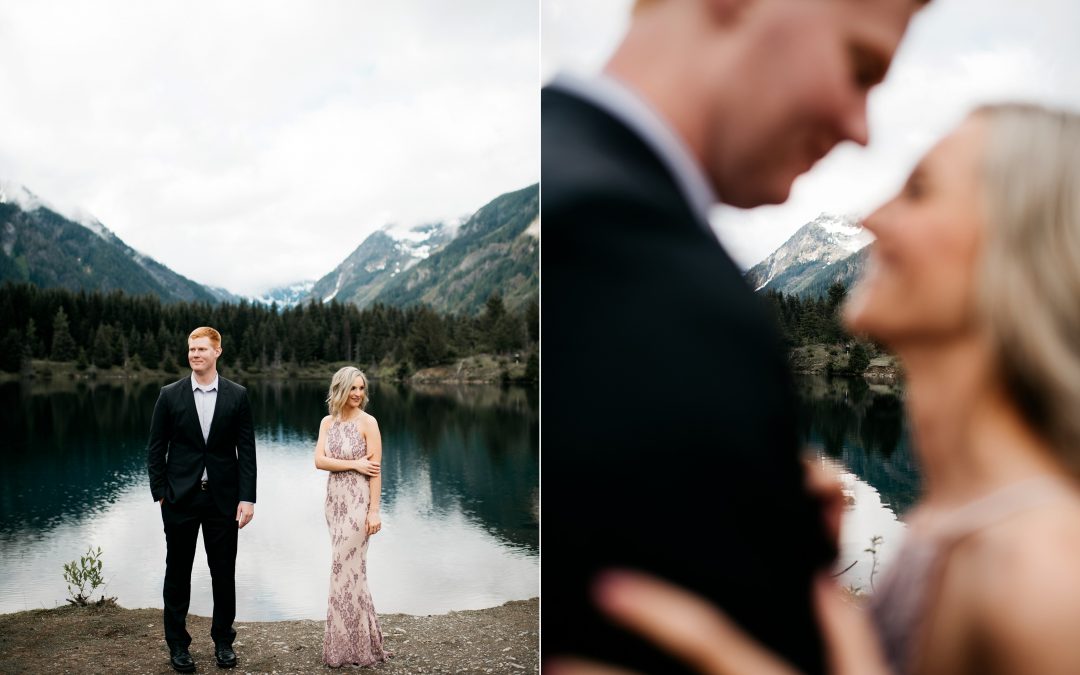 Gold Creek Pond Engagement Photos // Nicole and Brian // PNW Photographer Tonie Christine