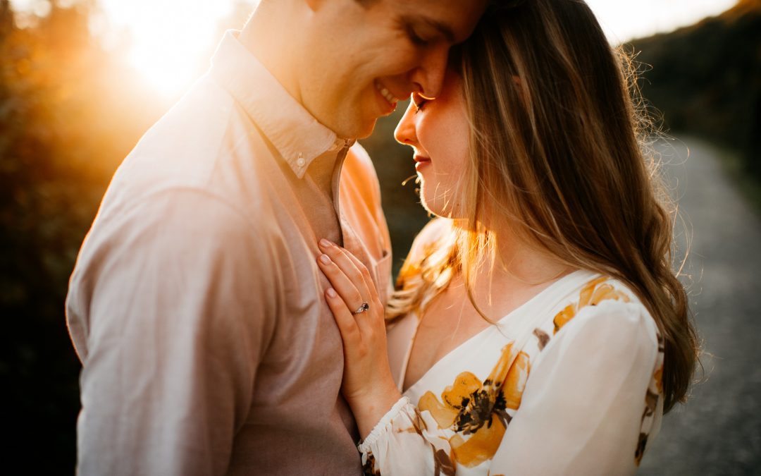 Wallace Falls Engagement Photos // Calre+Max // Woodinville Wedding Photographer Tonie Christine