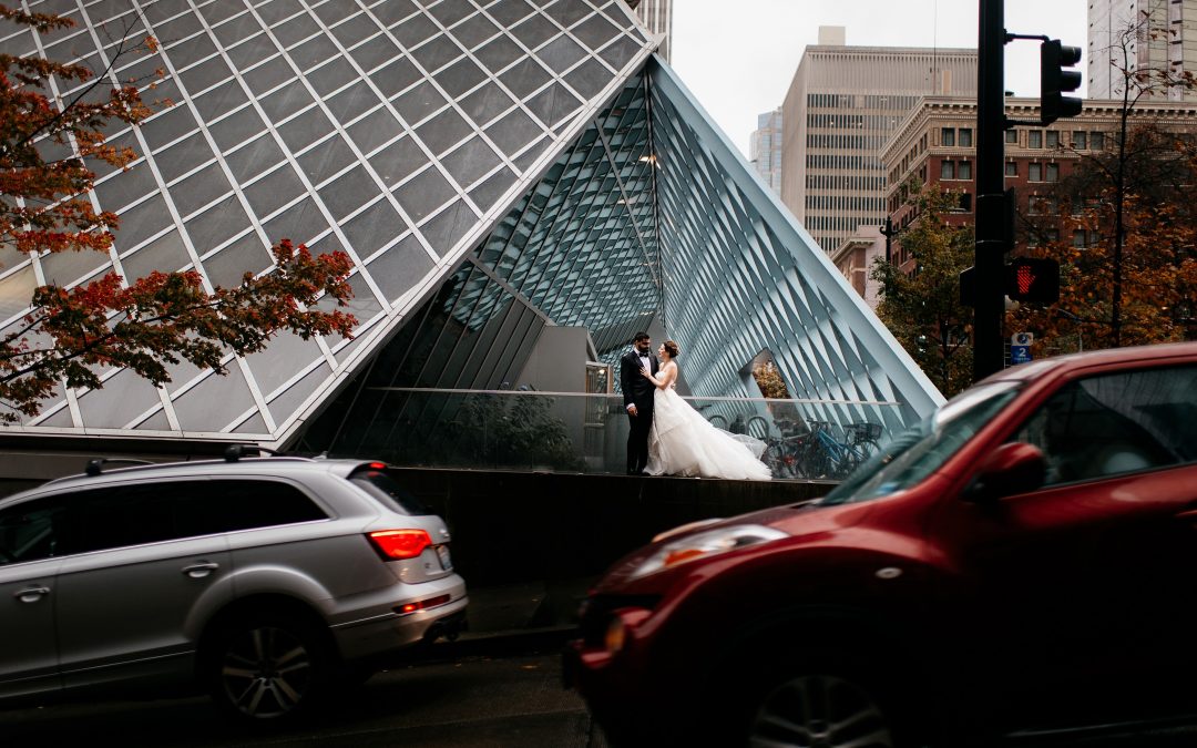 Axis Pioneer Square Wedding Photos //Ashley+Samir// Seattle Wedding Photographer Tonie Christine