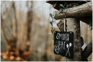 Smores bar Sign